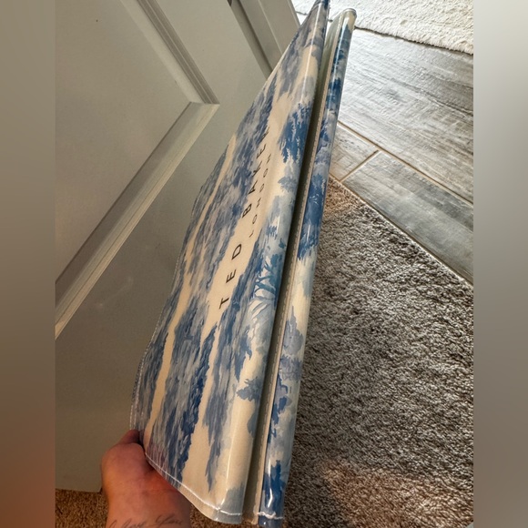 Ted Baker Blue and White Patterned Medium Icon Tote - Picture 4 of 4